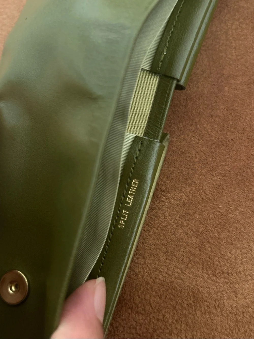 Buxton Convertible  Wallet Vintage Unused Box Split Leather